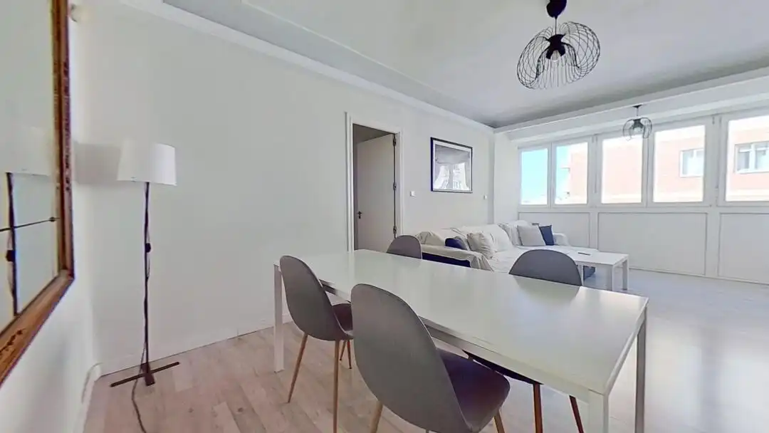 Dining room of Flat for rent in  Madrid Capital  with Air Conditioner and Heating