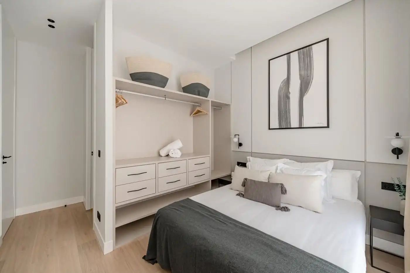 Schlafzimmer von Wohnung zum Verkauf in Madrid mit Klimaanlage und Heizung