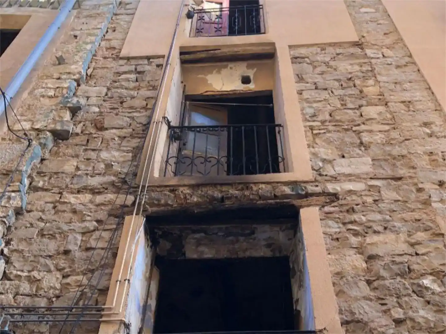 Vista exterior de Casa adosada en venda en Fraga