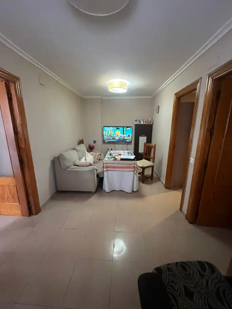Living room of Flat for sale in Sevilla  with Terrace and Furnished
