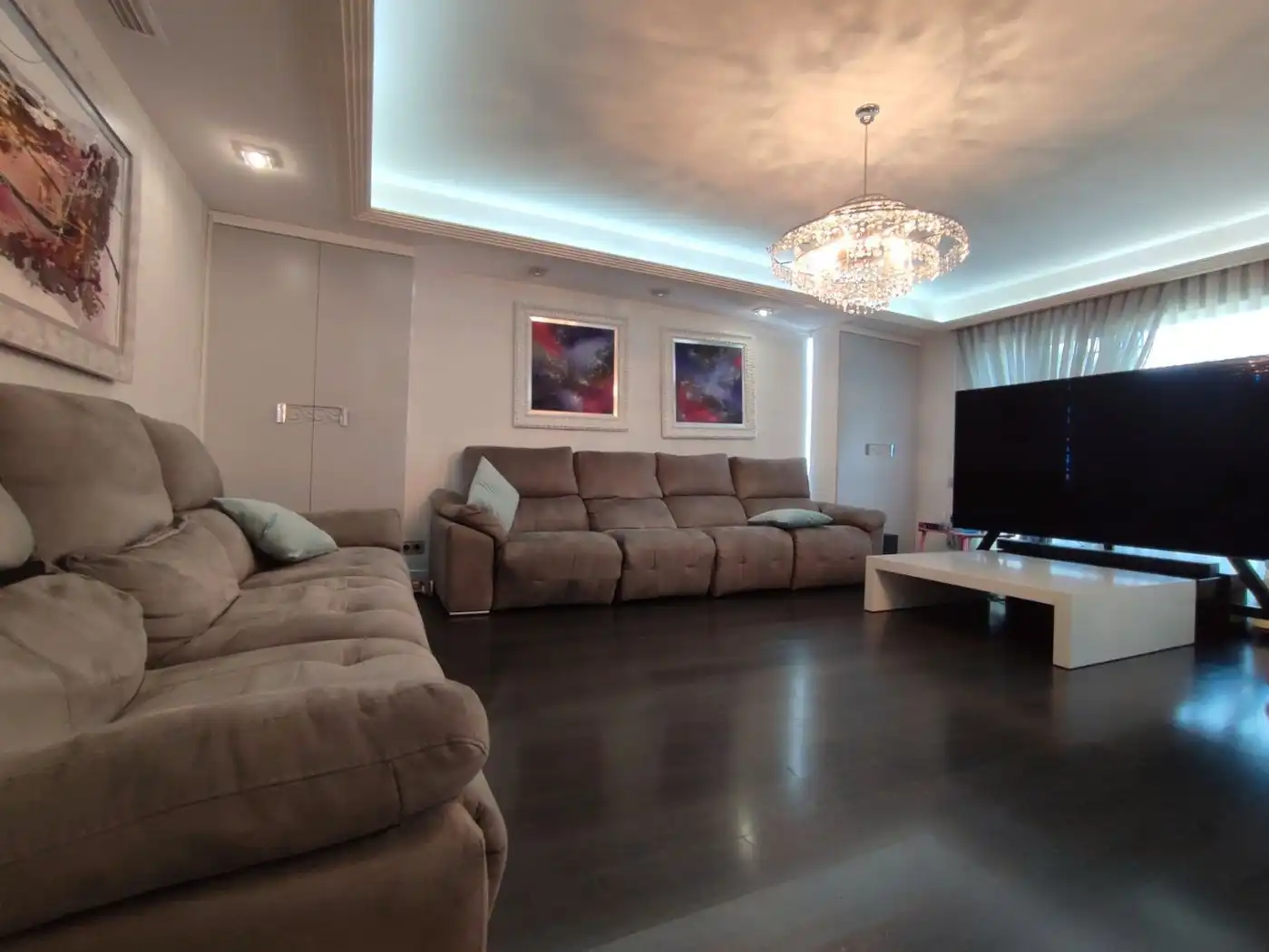 Living room of Houses for sale in Castelldefels  with Air Conditioner, Heating and Private garden