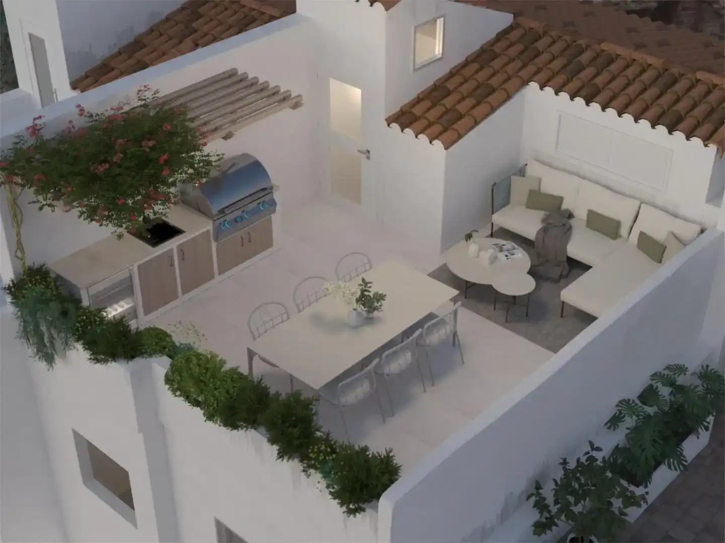 Terraza de Casa o chalet en venta en Marbella con Aire acondicionado, Piscina y Balcón