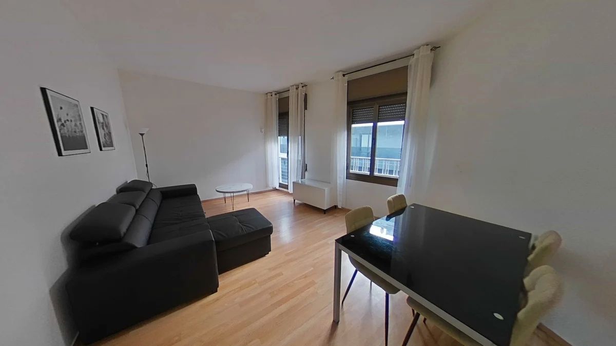 Living room of Flat for sale in Badalona  with Parquet flooring