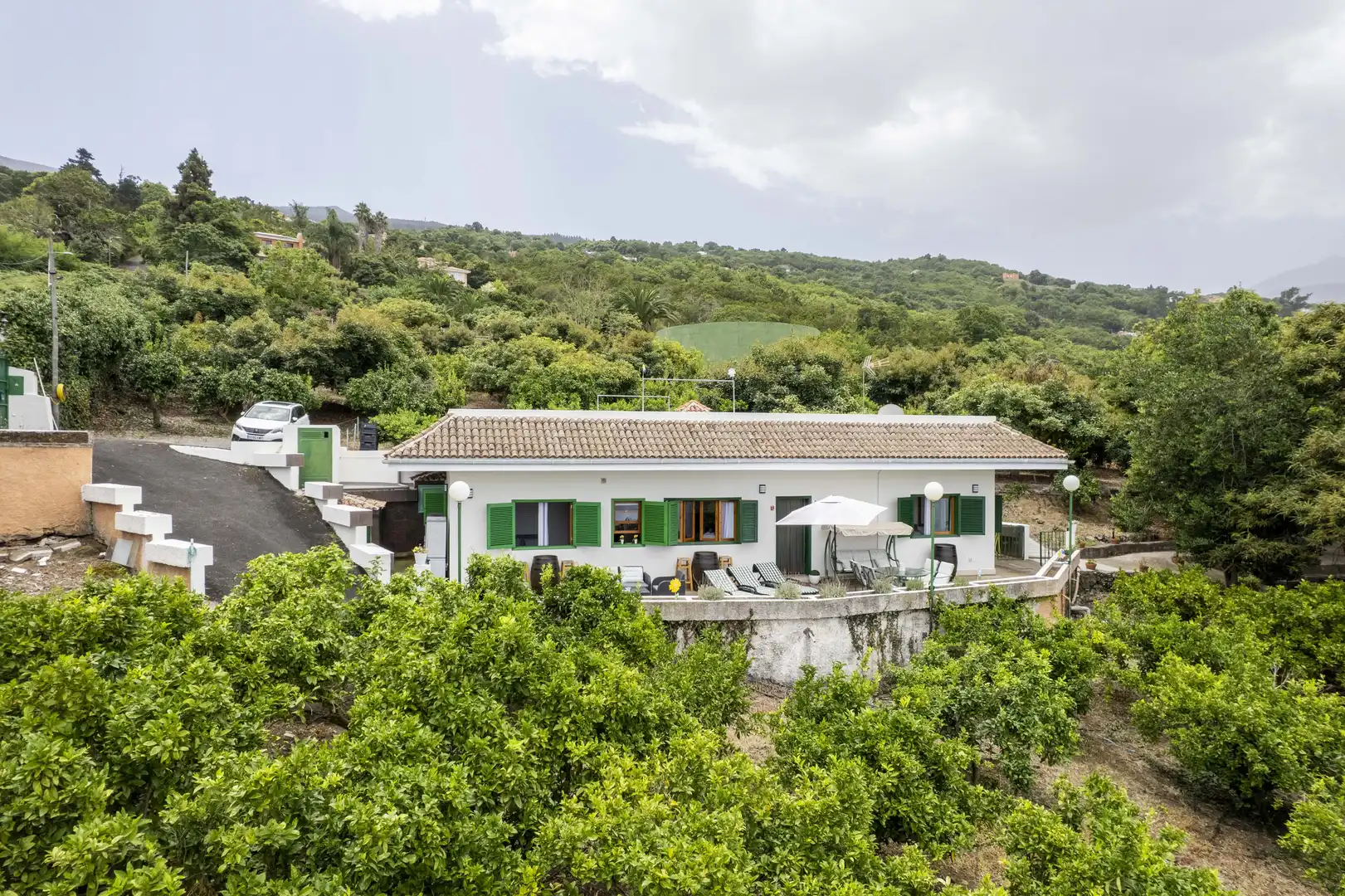 Vista exterior de Casa o chalet en venta en La Orotava con Jardín privado, Terraza y Trastero