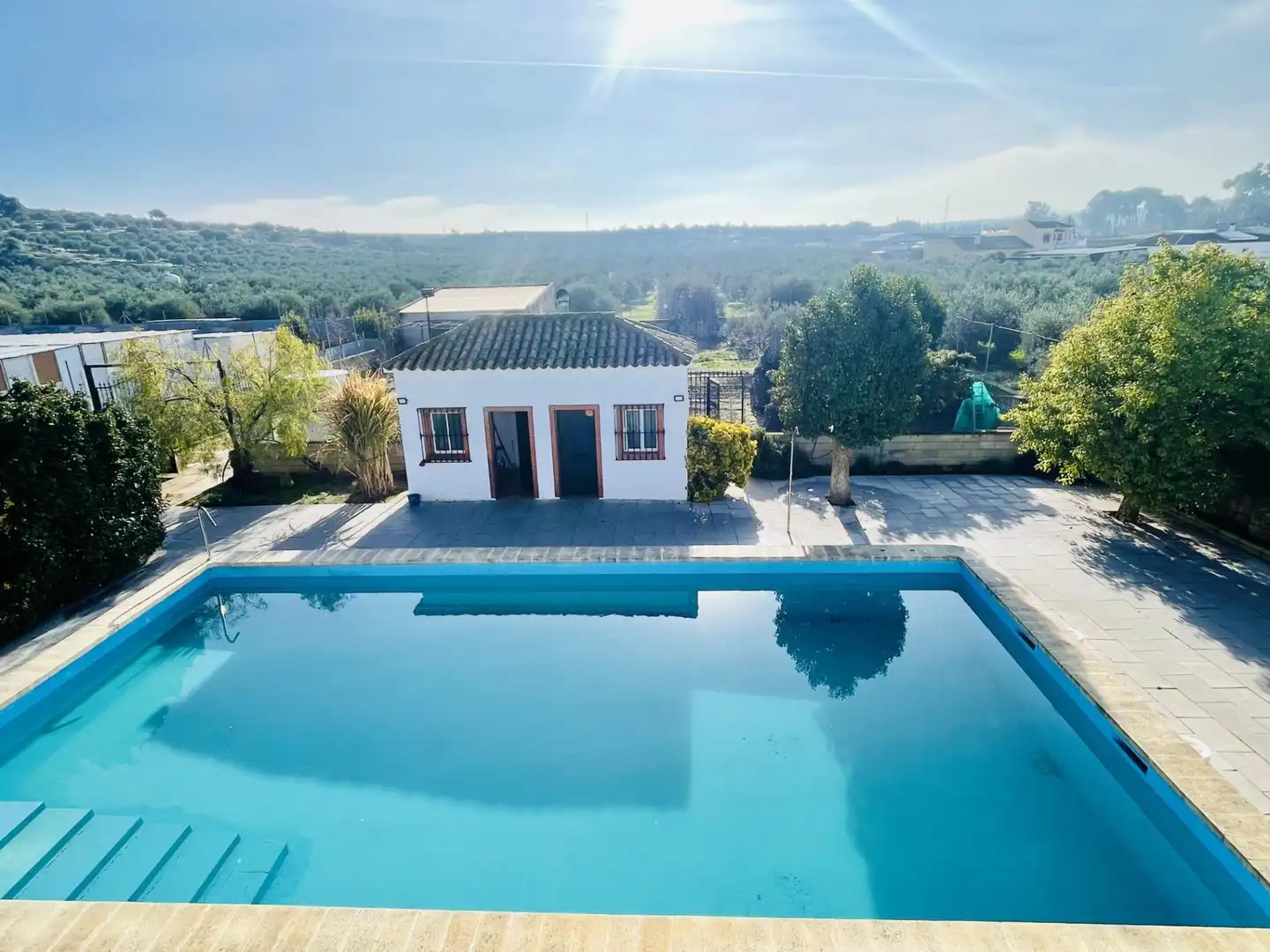Piscina de Finca rústica en venta en Badolatosa con Jardín privado, Terraza y Piscina
