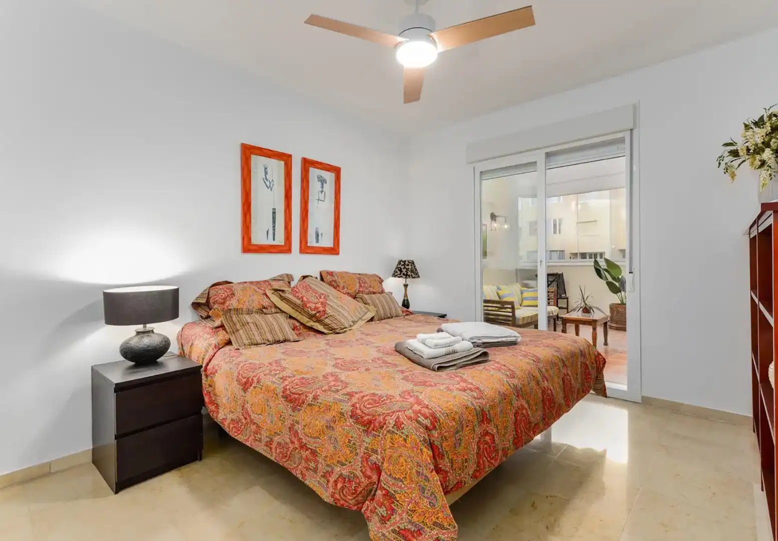 Bedroom of Flat for sale in Estepona  with Terrace, Furnished and Oven