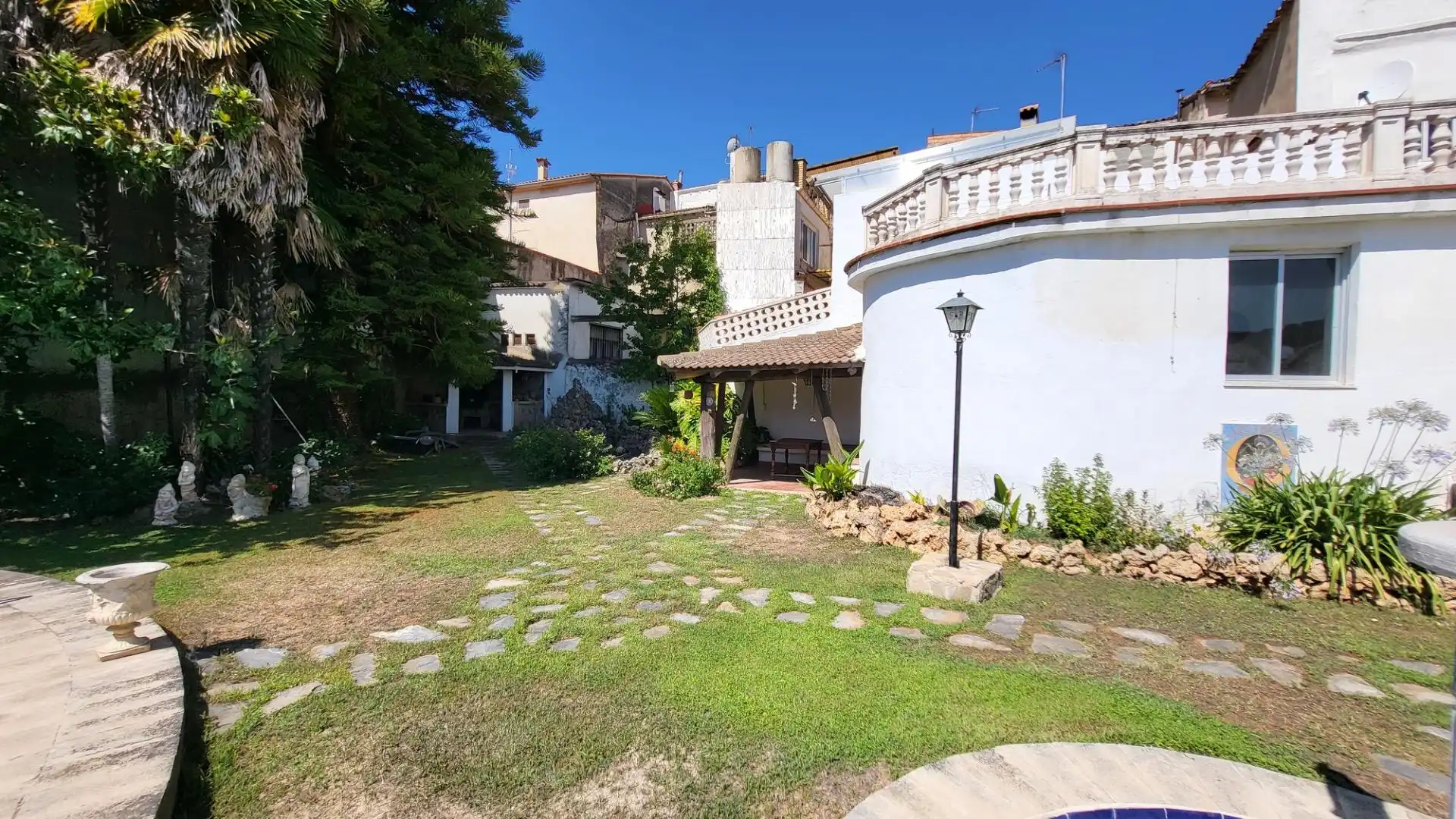 Jardí de Casa o xalet en venda en Atzeneta d'Albaida amb Terrassa, Traster i Piscina