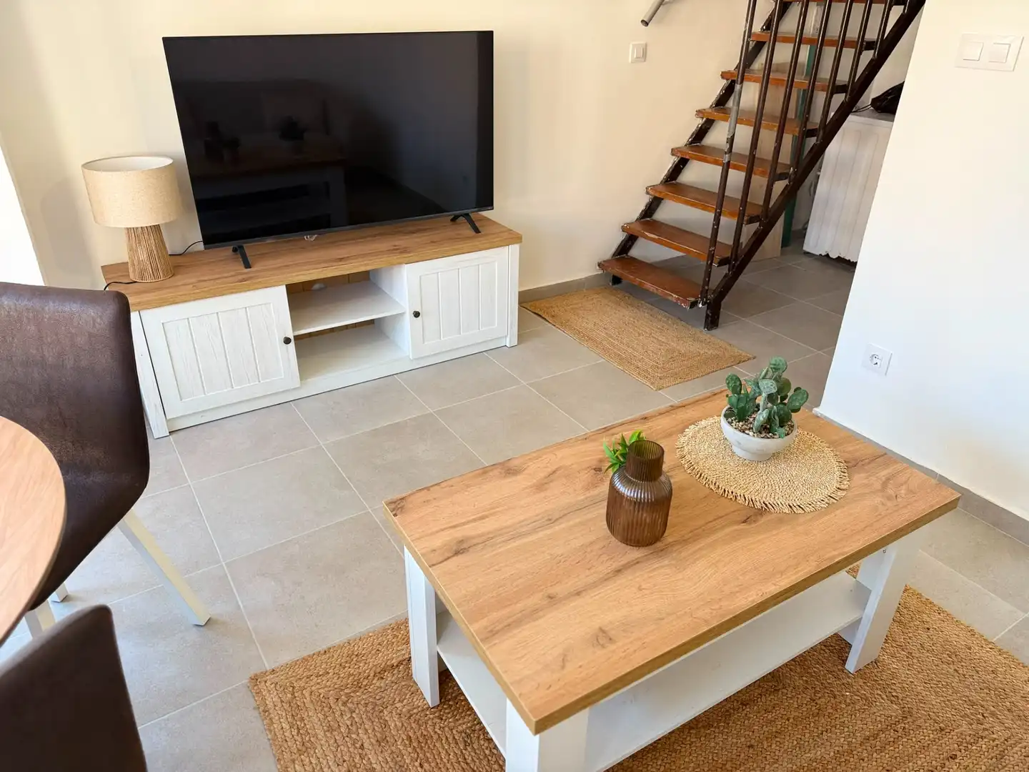 Living room of Flat for rent in Vinaròs  with Air Conditioner, Heating and Parquet flooring