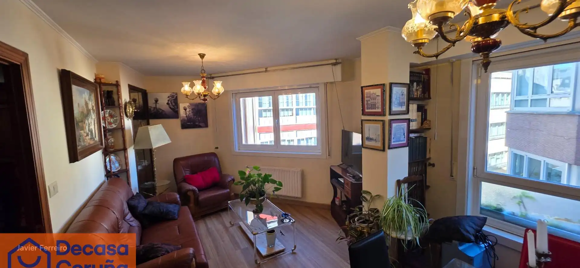 Sala de estar de Piso en venta en Sada (A Coruña) con Calefacción, Trastero y Alarma