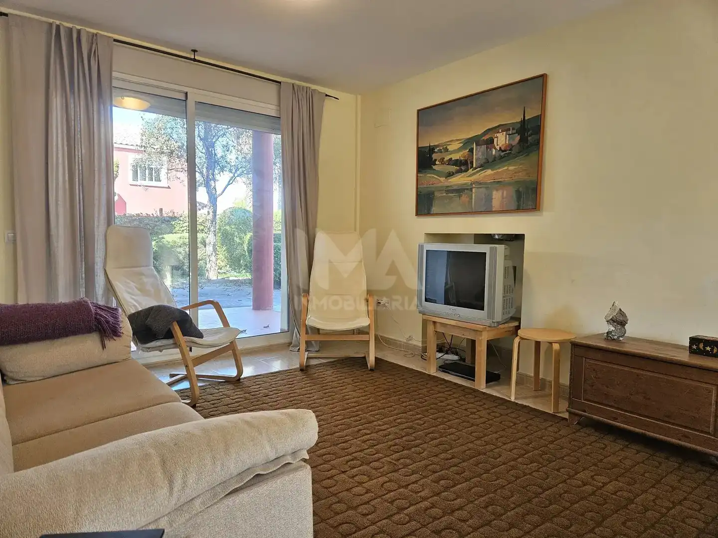 Sala de estar de Casa adosada en venta en Montealegre 