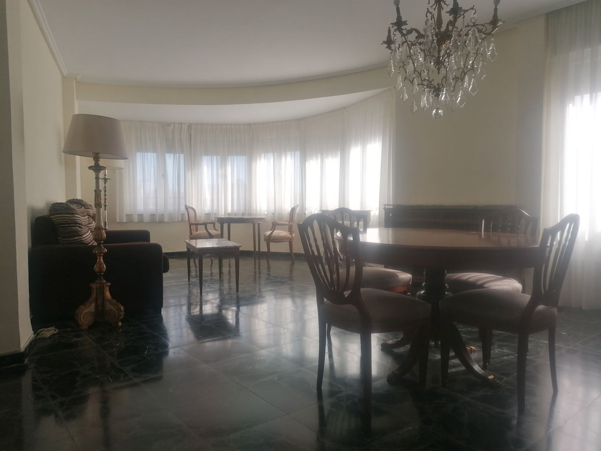 Dining room of Flat to rent in  Zaragoza Capital  with Air Conditioner, Heating and Parquet flooring