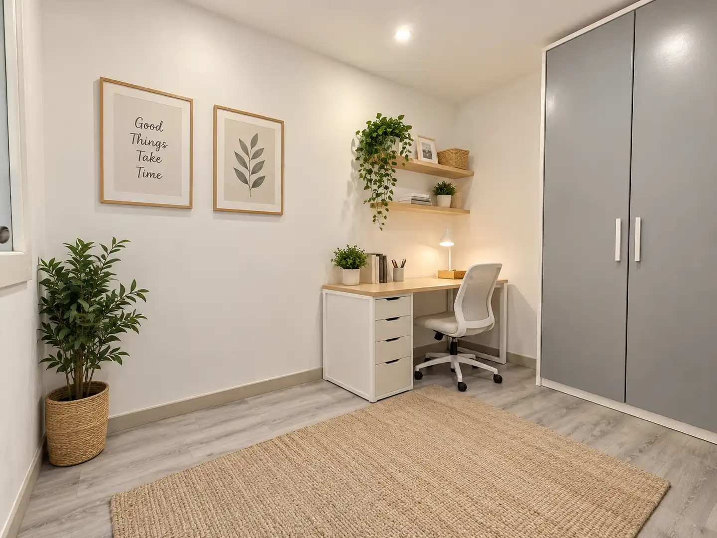 Schlafzimmer von Erdgeschoss zum Verkauf in Badalona mit Klimaanlage und Heizung