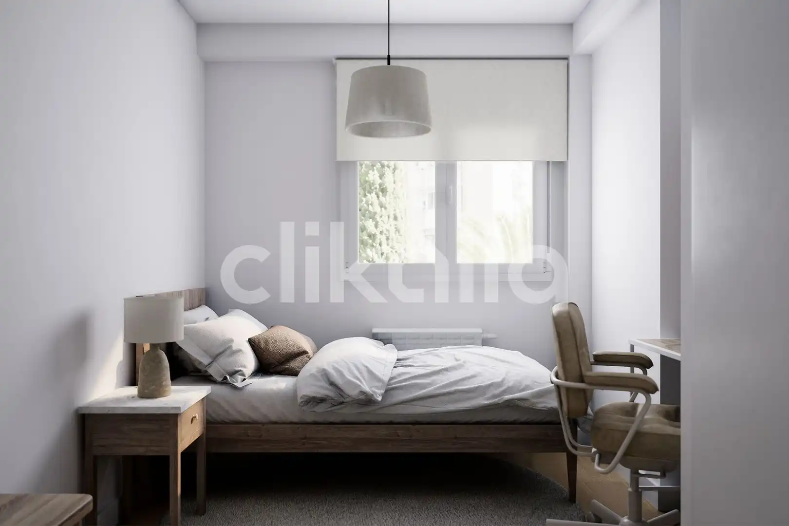 Bedroom of Flat for sale in Madrid  with Air Conditioner, Heating and Terrace