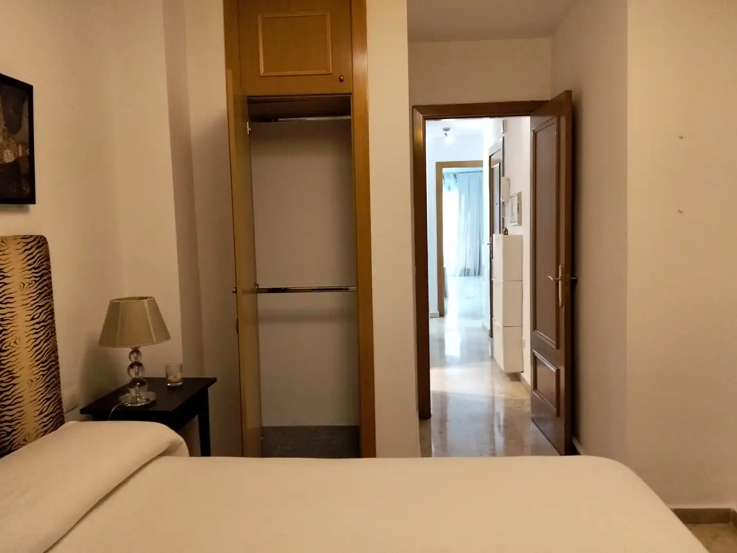 Dormitori de Apartament de lloguer en Málaga amb Moblat