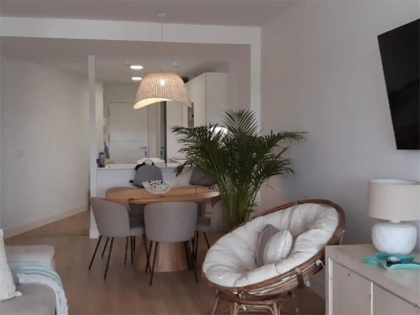 Dining room of Flat for rent in Playa de Granada