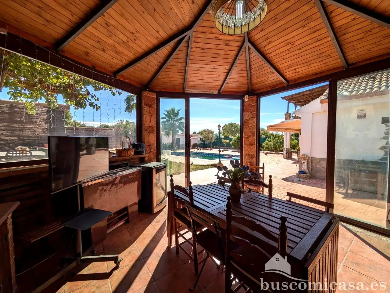 Terraza de Finca rústica en venta en Linares con Aire acondicionado, Calefacción y Jardín privado