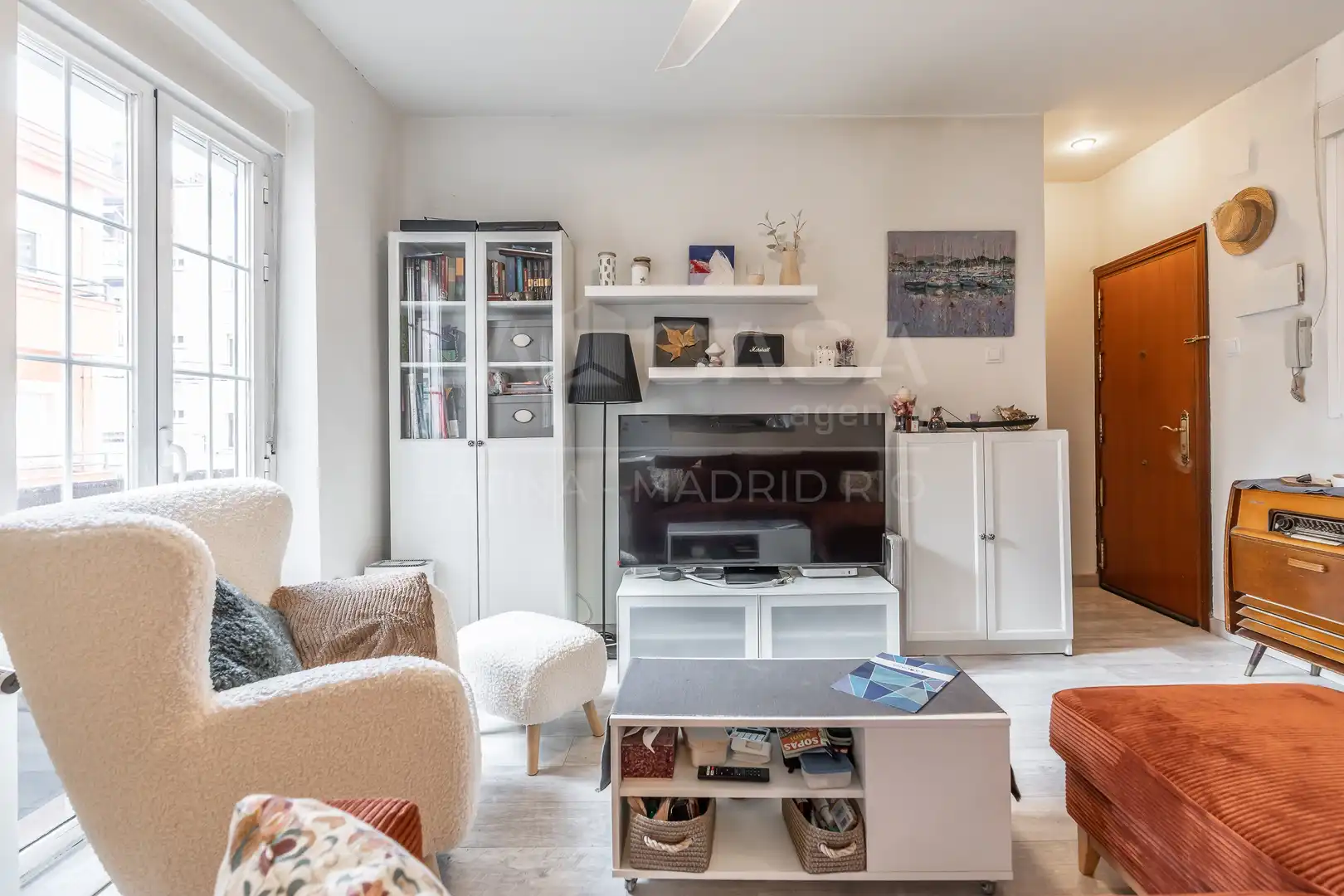 Sala de estar de Piso en venta en Madrid con Calefacción y Balcón
