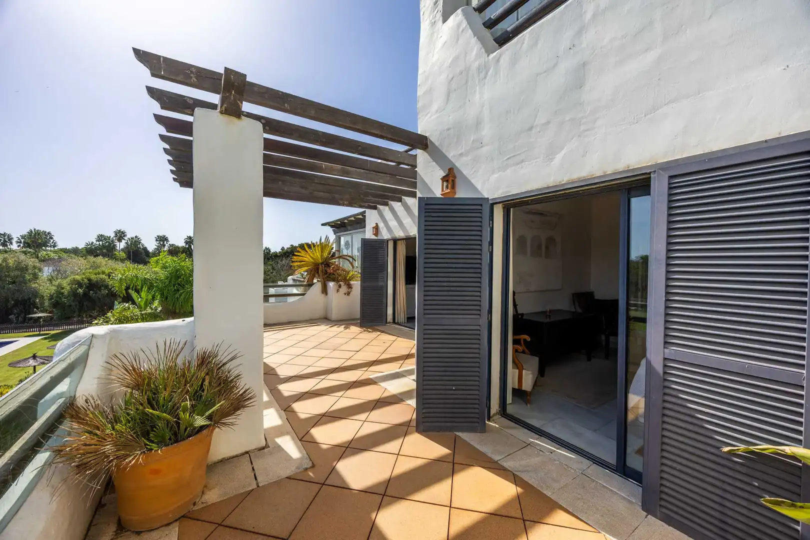 Terraza de Apartamento en venta en Sotogrande Costa