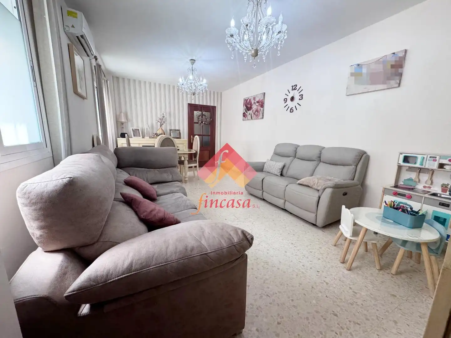 Wohnzimmer von Wohnung zum Verkauf in Ronda mit Klimaanlage, Heizung und Möbliert