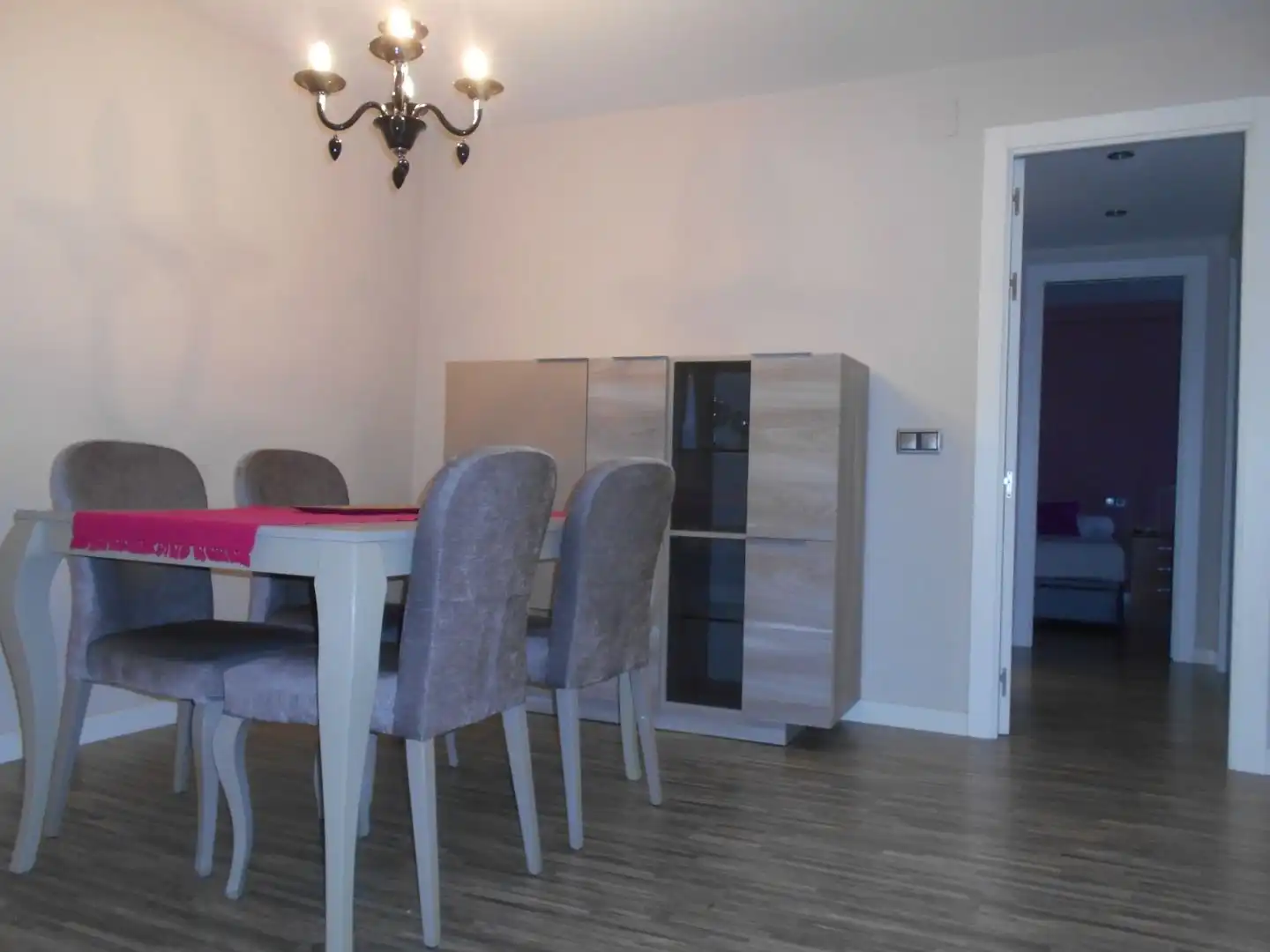 Dining room of Flat for rent in Valencia  with Air Conditioner, Heating and Terrace