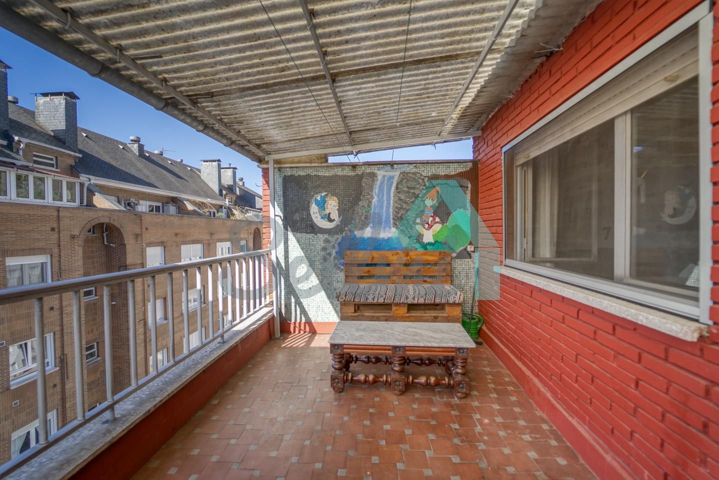 Terrace of Attic for sale in Mieres (Asturias)  with Heating, Terrace and Furnished