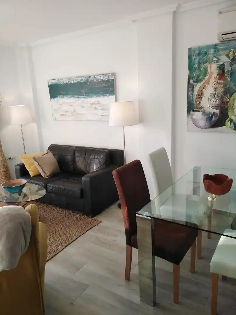 Wohnzimmer von Wohnung zur Miete in Cartagena mit Klimaanlage, Privatgarten und Abstellraum