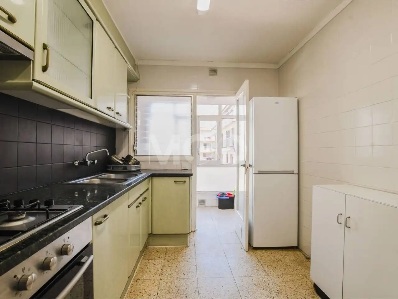 Kitchen of Flat for sale in Vic  with Heating, Furnished and Balcony