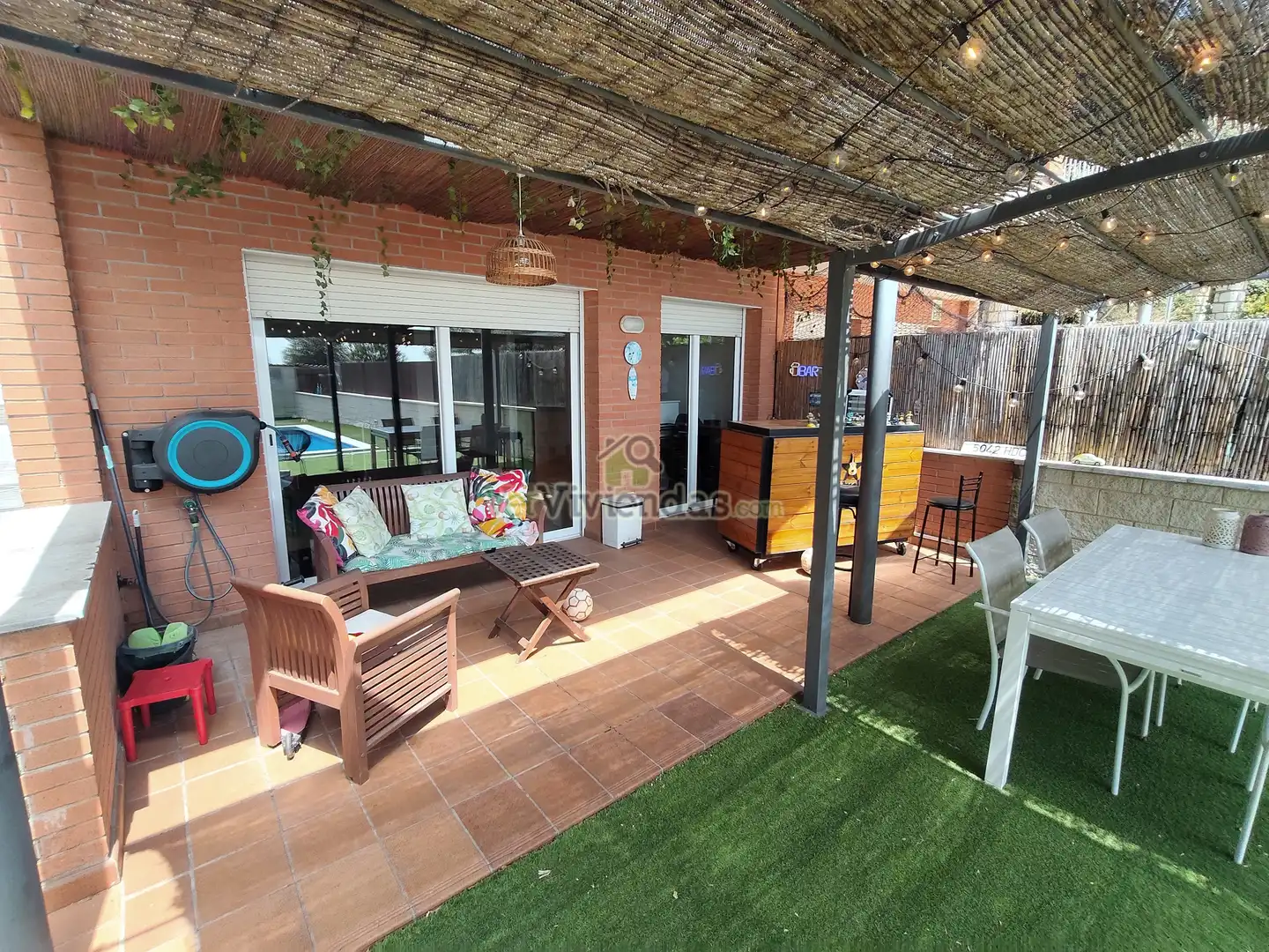 Terrassa de Casa adosada en venda en Castellar del Vallès amb Calefacció, Jardí privat i Terrassa