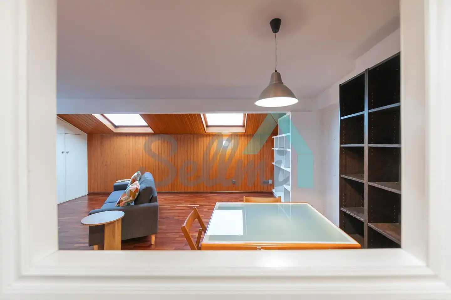 Wohnzimmer von Wohnung zur Miete in Oviedo  mit Heizung, Parkett und Möbliert