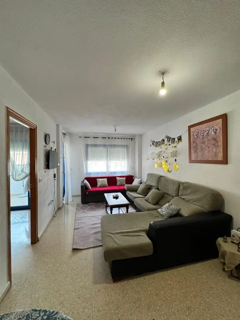 Wohnzimmer von Wohnung zum Verkauf in Mijas mit Klimaanlage und Terrasse