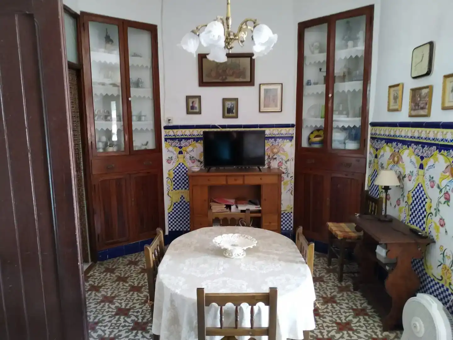 Menjador de Pis en venda en Burriana / Borriana amb Jardí privat i Moblat