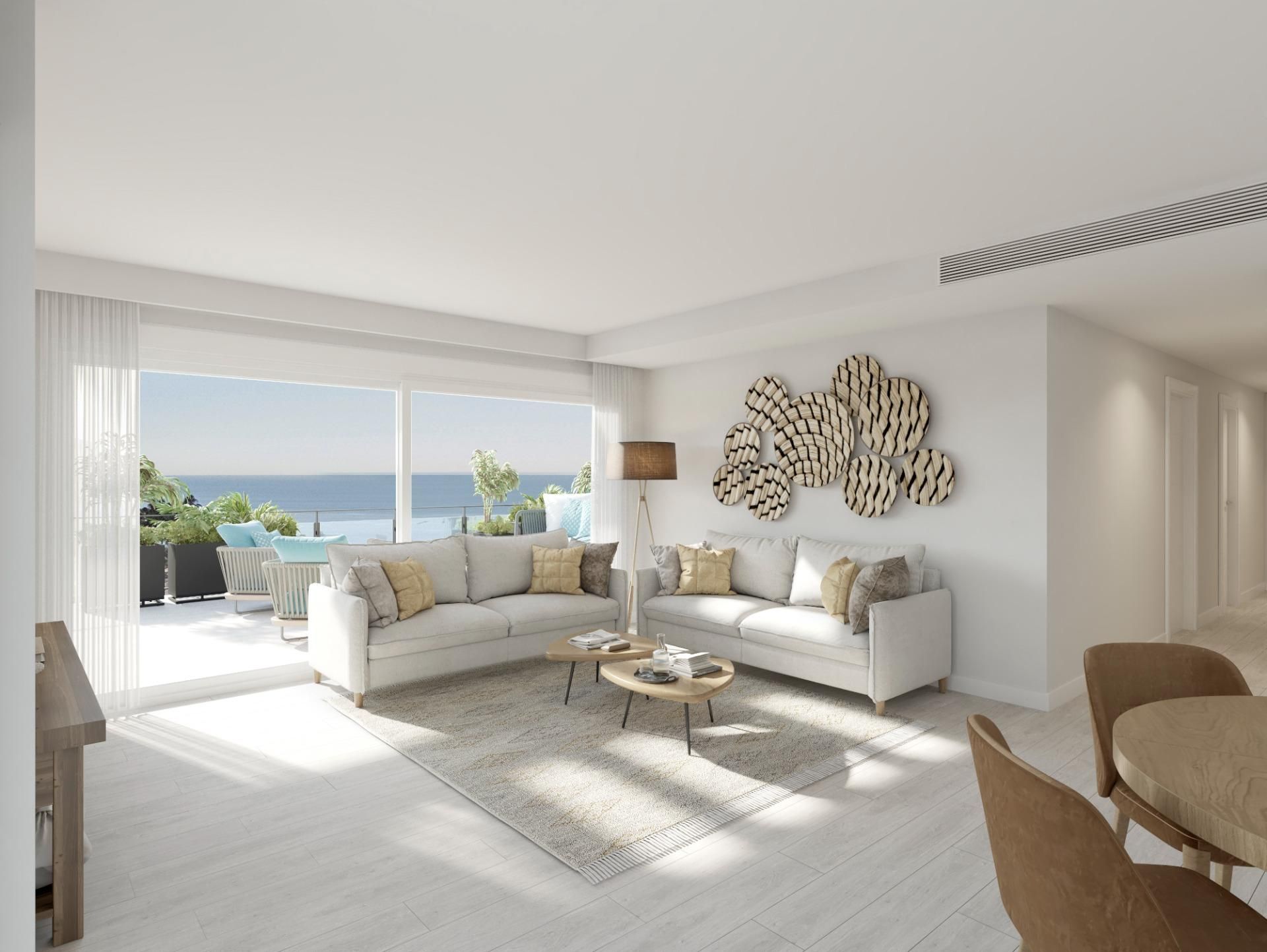 Living room of Flat for sale in Mijas  with Air Conditioner, Heating and Private garden