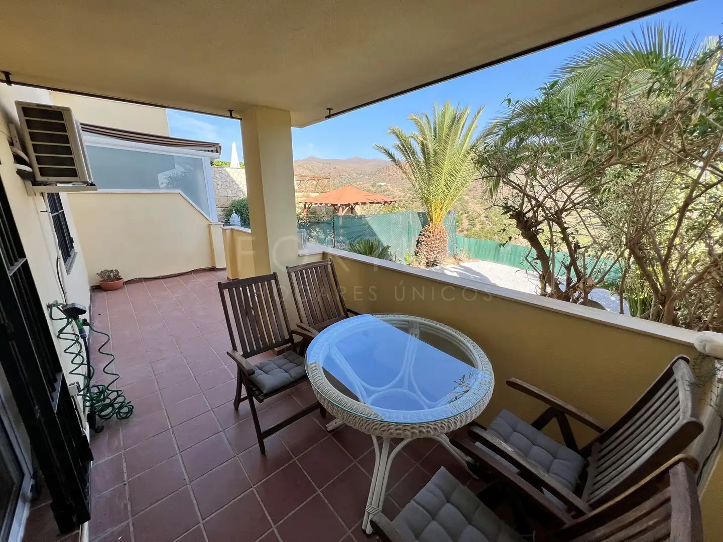 Terrace of Flat for rent in Rincón de la Victoria  with Air Conditioner, Private garden and Terrace