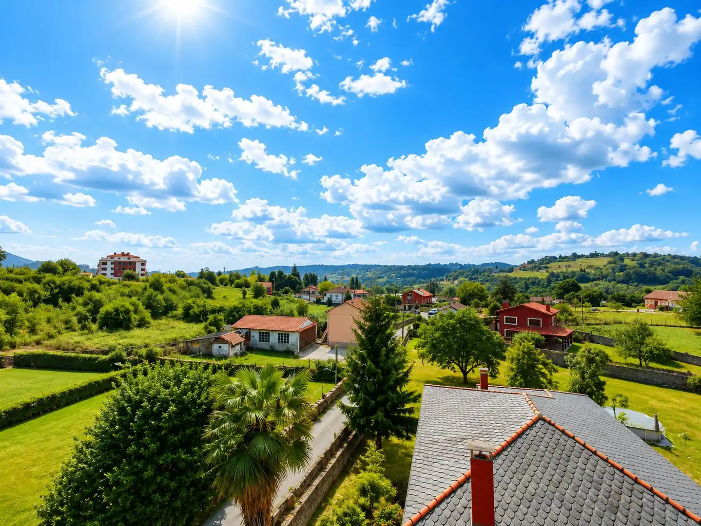 Vista exterior de Piso en venta en Oviedo  con Calefacción y Trastero