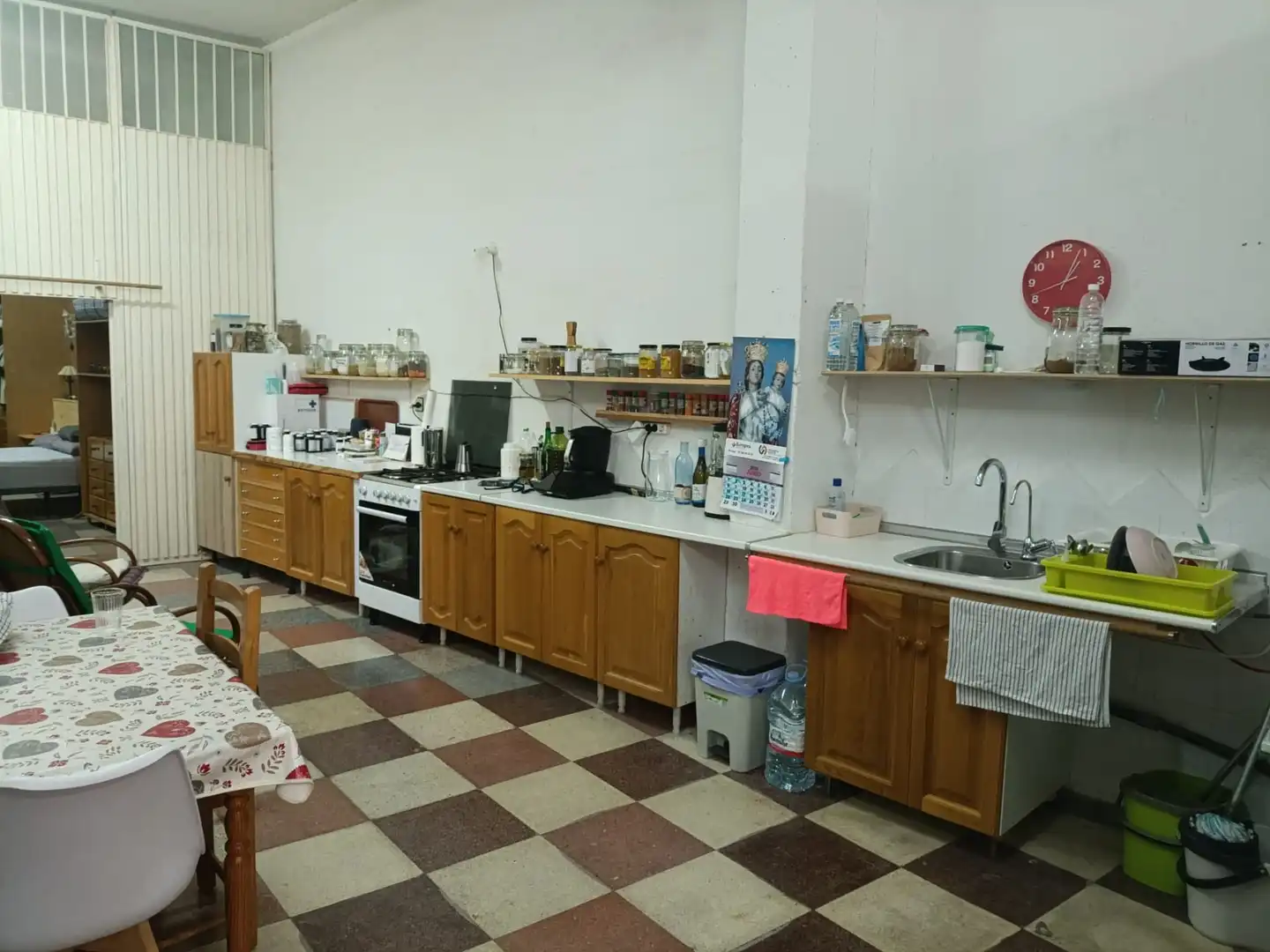Küche von Einfamilien-Reihenhaus zum Verkauf in Alhama de Murcia mit Klimaanlage, Terrasse und Abstellraum