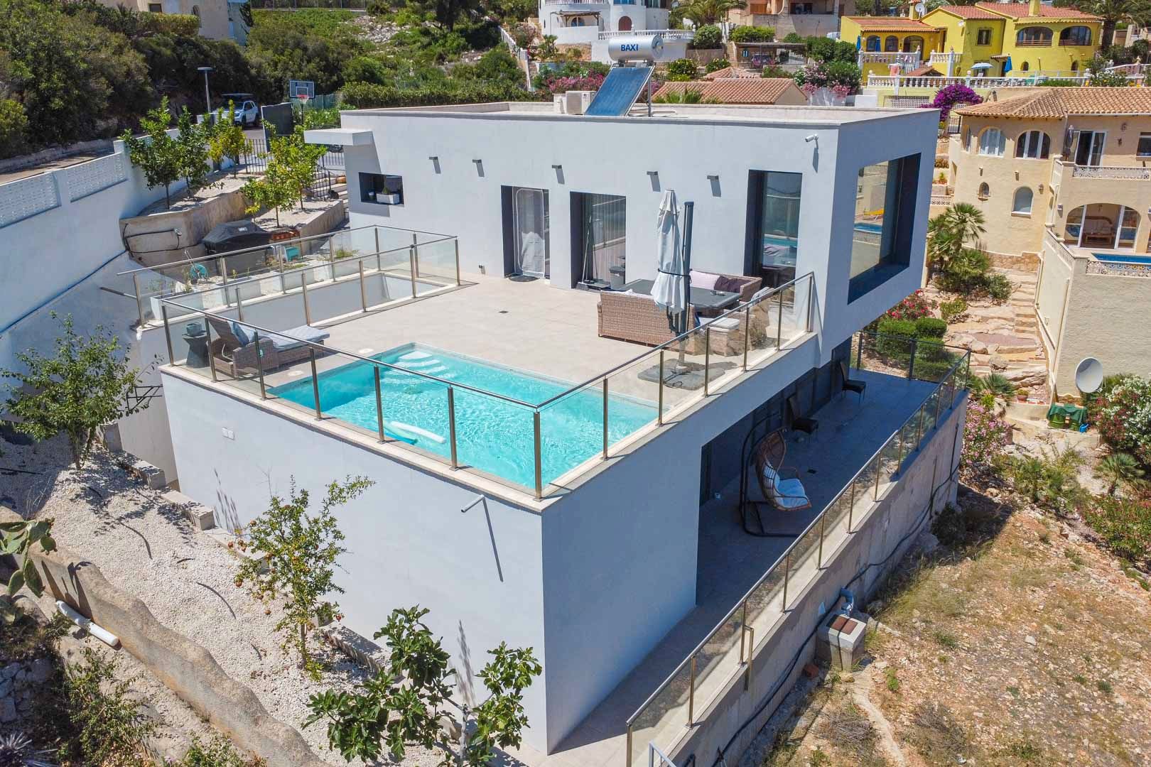 Vista exterior de Finca rústica en venda en Benitachell / El Poble Nou de Benitatxell amb Piscina