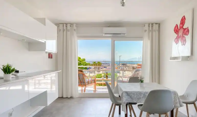 Comedor de Apartamento en venta en Roses con Aire acondicionado, Calefacción y Parquet