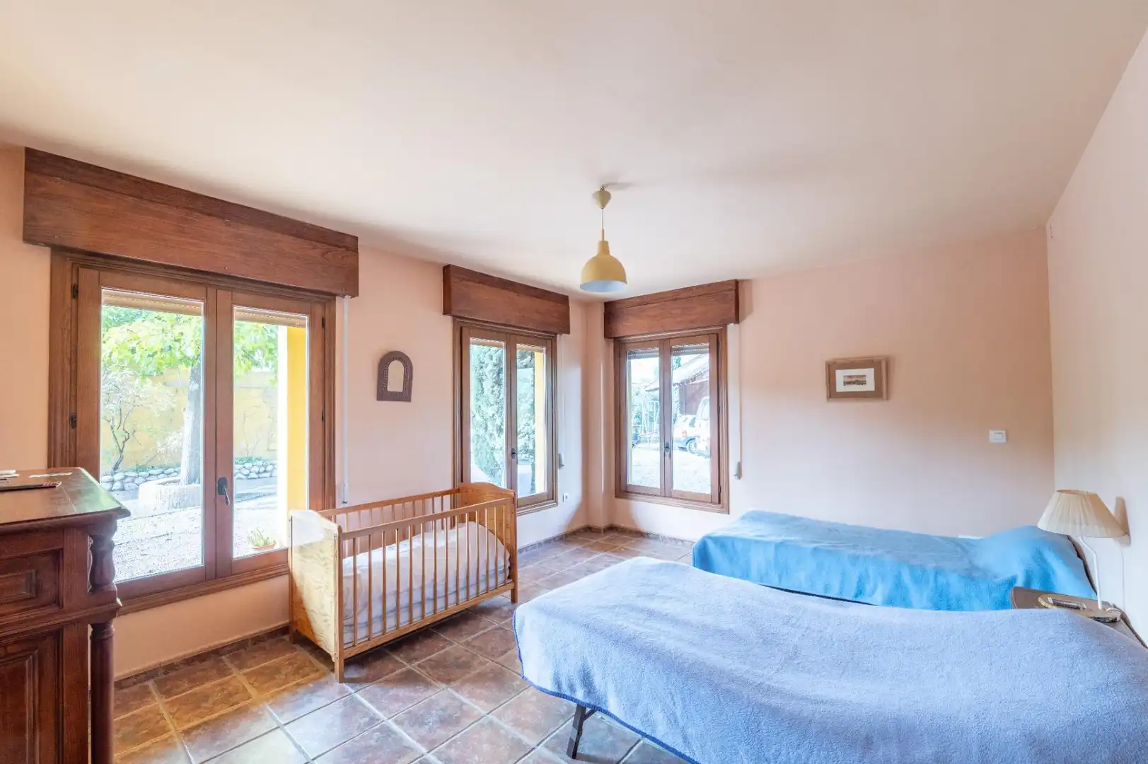 Schlafzimmer von Haus oder Chalet zum Verkauf in Alhendín mit Heizung, Privatgarten und Terrasse