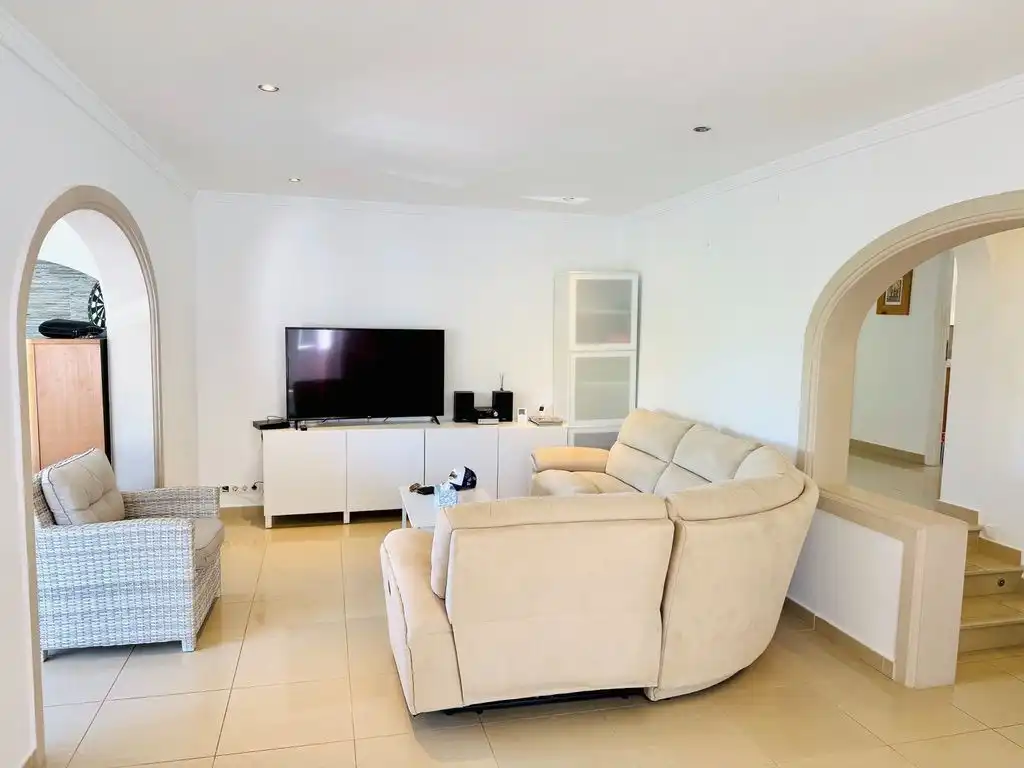 Sala de estar de Casa o chalet en venta en Jávea / Xàbia con Aire acondicionado, Calefacción y Jardín privado