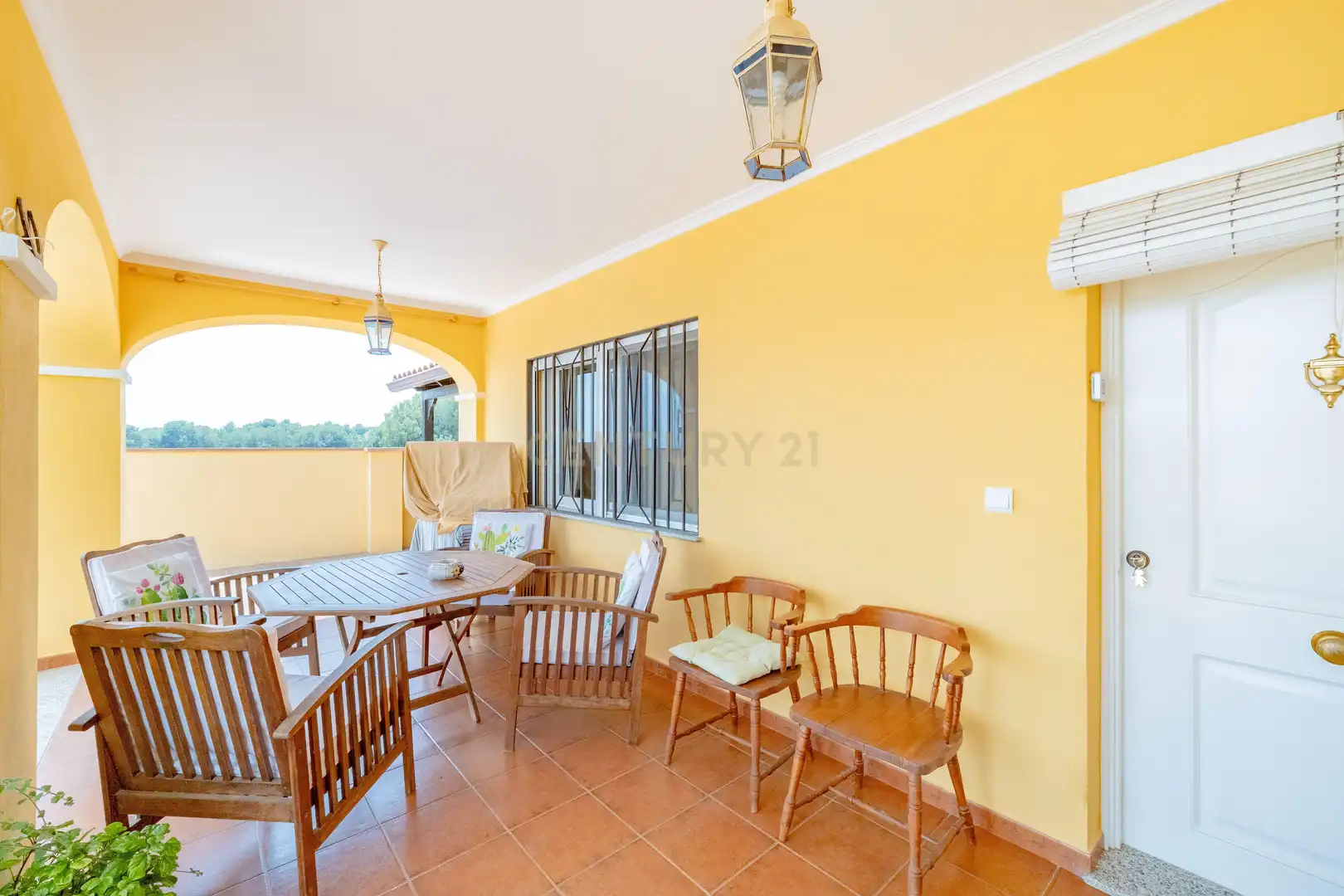 Terraza de Casa adosada en venta en Náquera con Trastero, Piscina y Horno