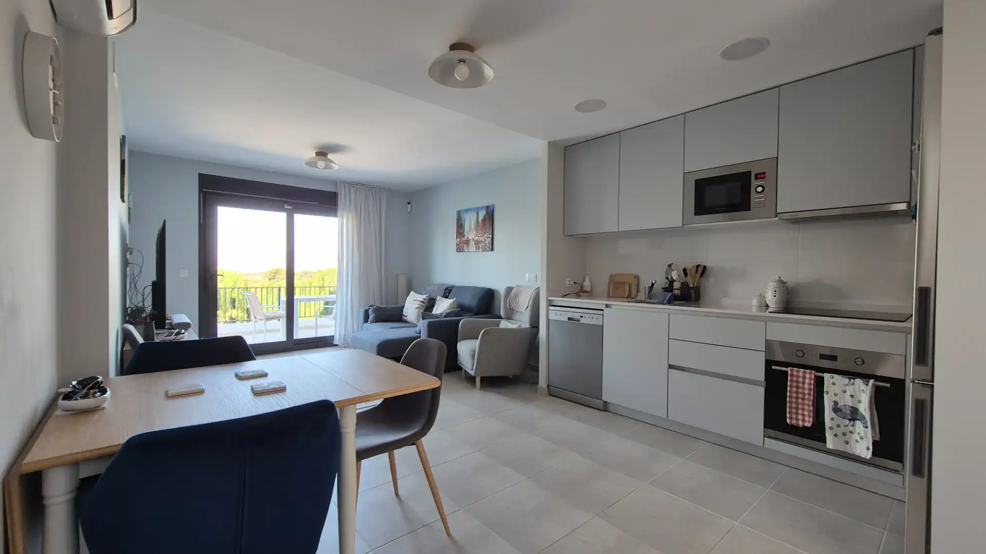 Sala de estar de Casa o chalet en venta en Busot con Aire acondicionado, Calefacción y Jardín privado