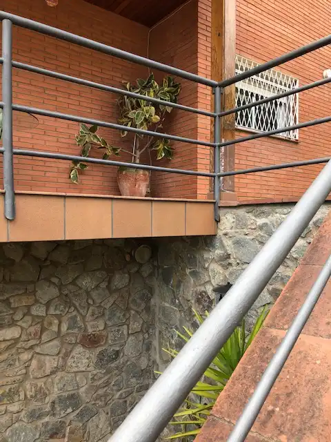 Terrassa de Casa o xalet en venda en La Palma de Cervelló amb Aire condicionat, Calefacció i Jardí privat