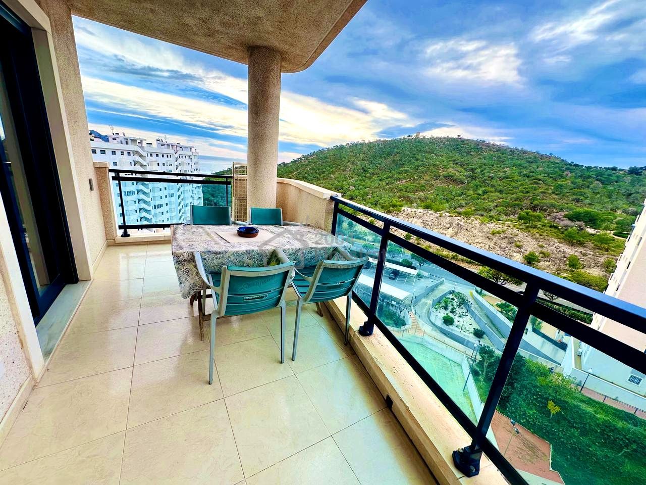 Terrace of Flat for sale in Villajoyosa / La Vila Joiosa  with Terrace, Furnished and Community pool