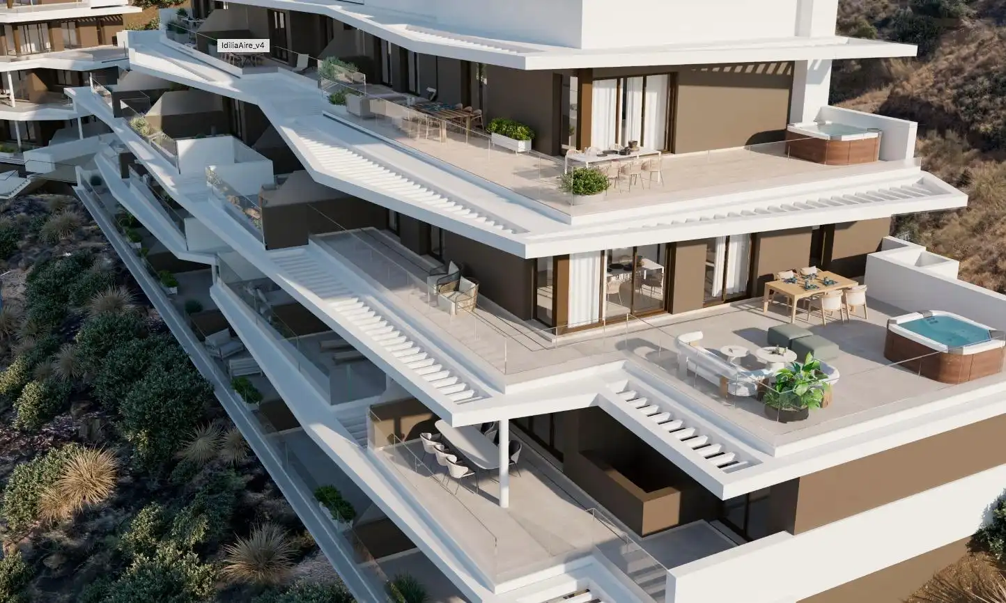 Terraza de Apartamento en venta en Rincón de la Victoria con Aire acondicionado, Terraza y Trastero