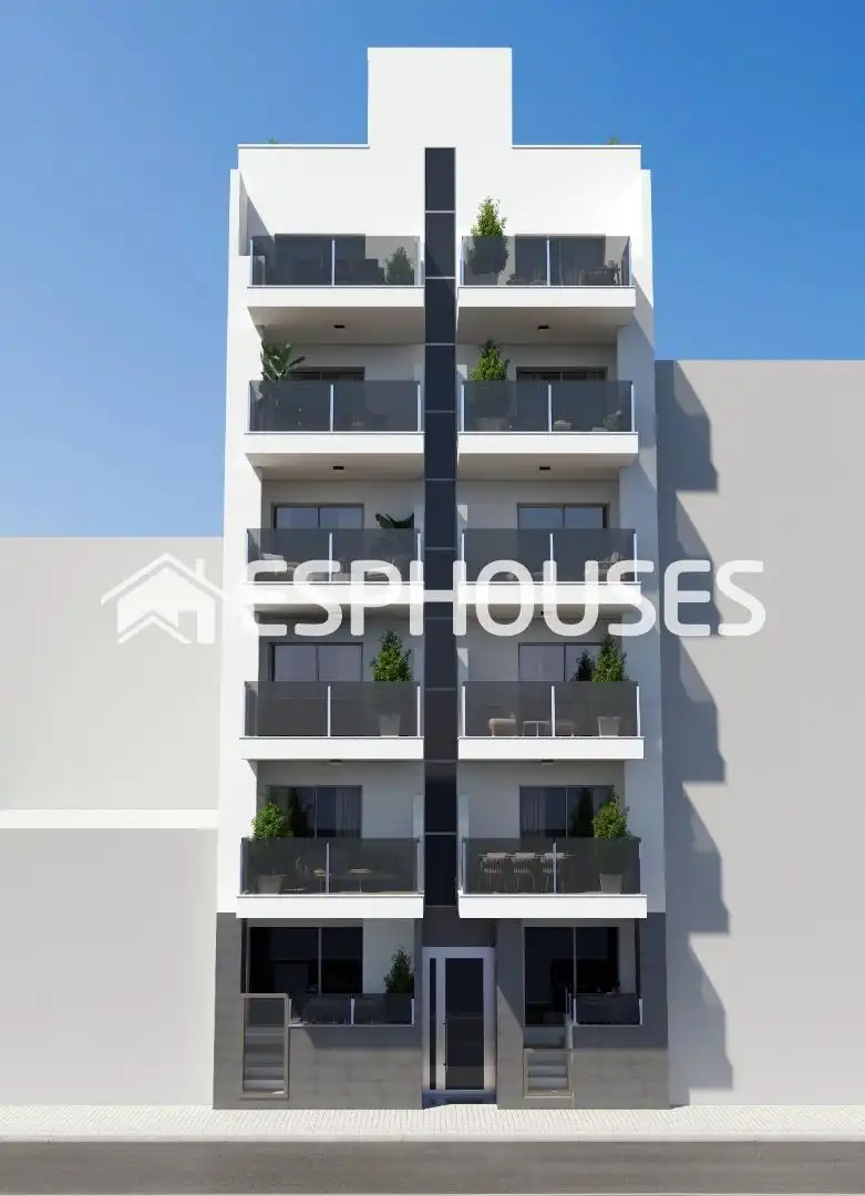 Piso con terraza en venta en Torre de la Horadada
