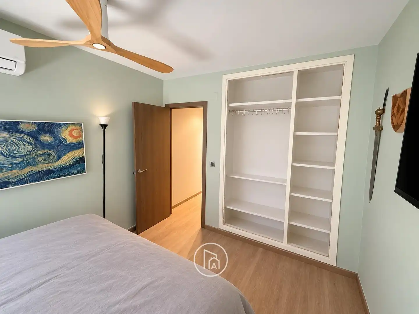 Schlafzimmer von Wohnung zum Verkauf in Valencia mit Klimaanlage, Terrasse und Balkon