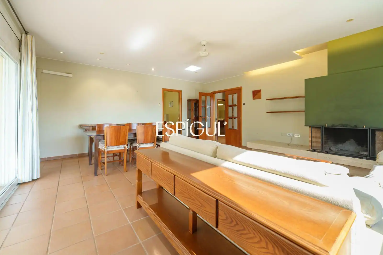 Sala d'estar de Casa o xalet en venda en Vallromanes amb Aire condicionat, Calefacció i Jardí privat