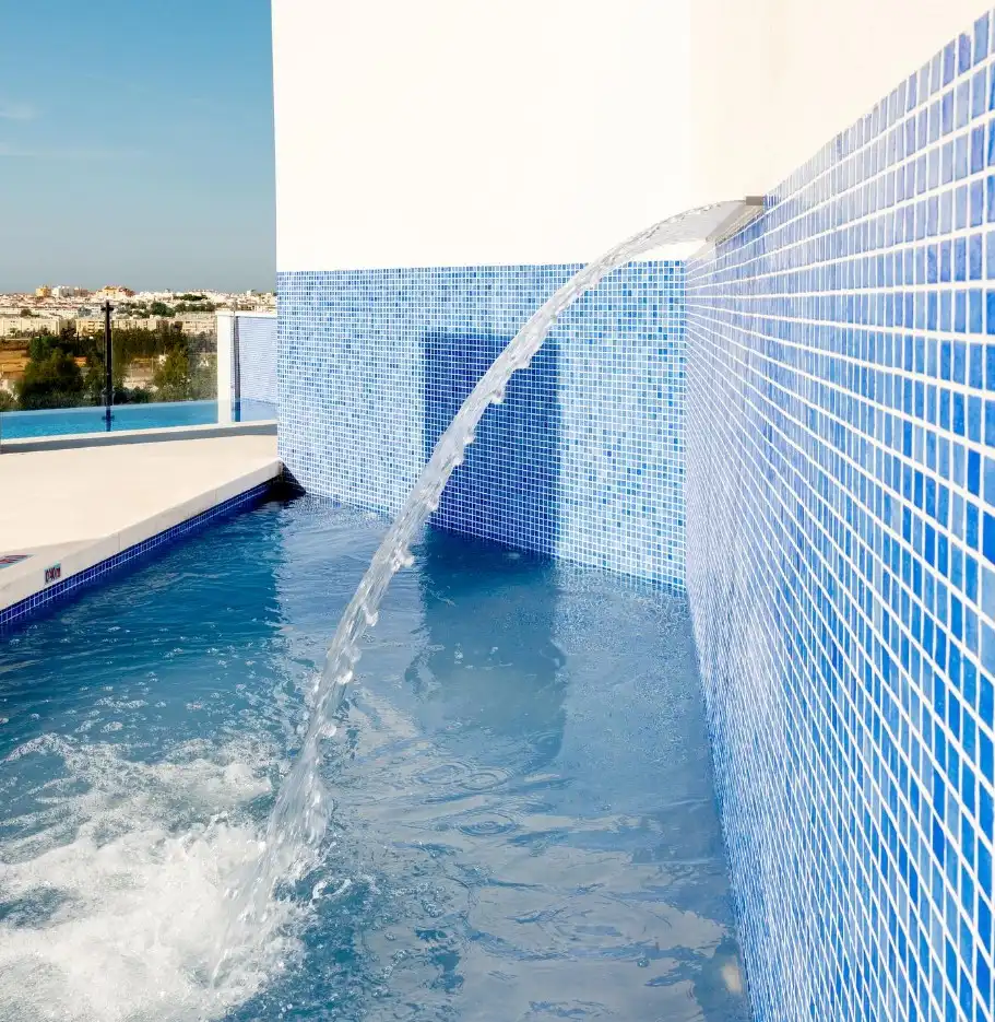 Swimming pool of Flat for sale in Marbella  with Air Conditioner, Heating and Parquet flooring