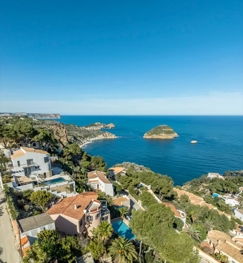 Exterior view of Houses for sale in Jávea / Xàbia  with Air Conditioner, Heating and Private garden