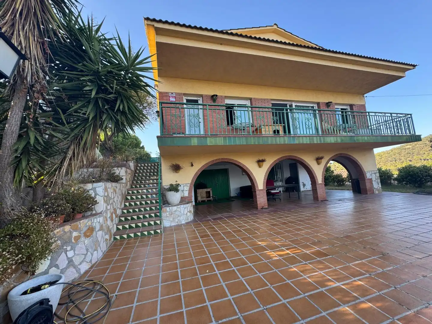 Vista exterior de Casa o xalet en venda en Tordera amb Calefacció, Jardí privat i Terrassa